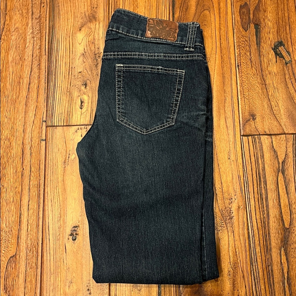 PARIS BLUES Juniors Sz 7 Distressed Jeans